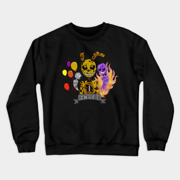 FNAF3 Crewneck Sweatshirt by Dante6499